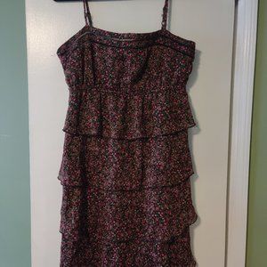 Tiered Flower Dress - Perfect for Fall